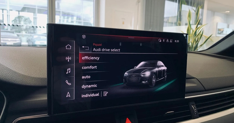 Audi A4 cena 144900 przebieg: 24657, rok produkcji 2020 z Pułtusk małe 379